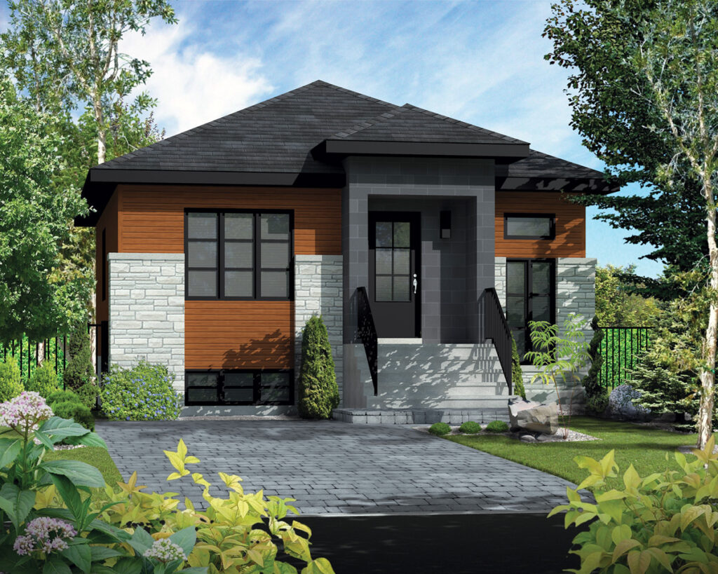 Photo maison construction neuve