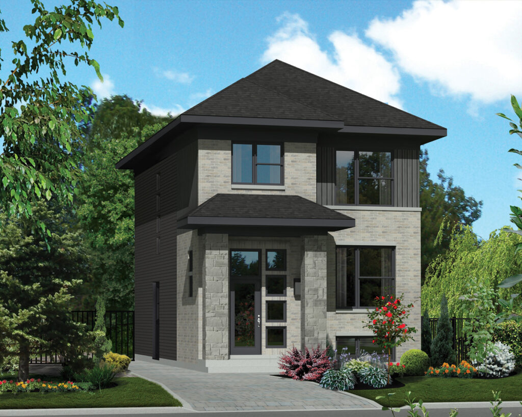 Photo maison construction neuve