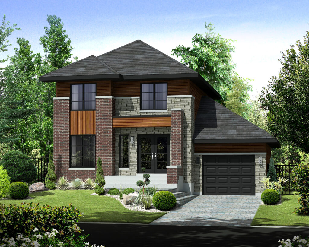 Photo maison construction neuve