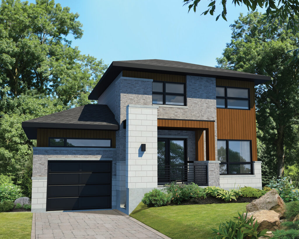 Photo maison construction neuve